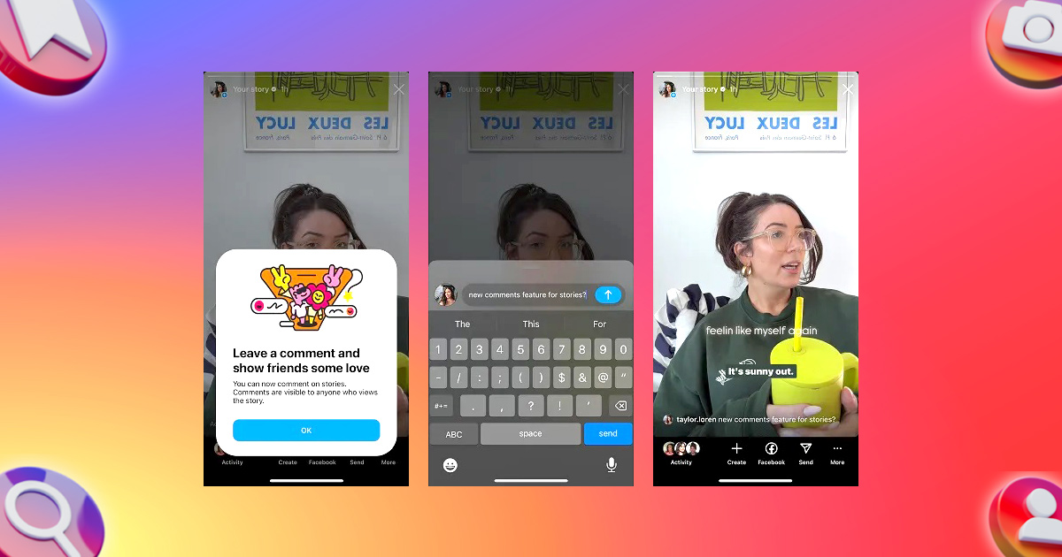 Instagram Launches Comments on Stories